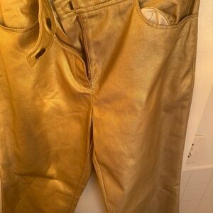 DKNY Gold-tone Pants